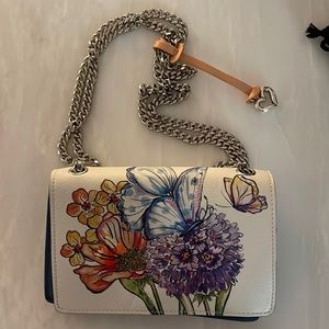 brighton white floral bag